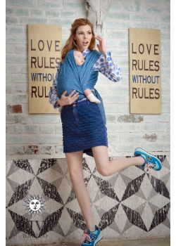 Слинг-шарф Diva Basico, Zaffiro