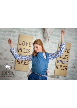 Слинг-шарф Diva Basico, Zaffiro