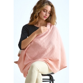 Накидка для кормления (милк-снуд) муслиновая, Powder