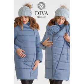 Слингокуртка зимняя (трансформер) 3в1, цвет серо-голубой Слингокуртка зимняя (трансформер) 3в1, цвет серо-голубой