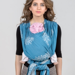 Слинг-шарф: Простой крест