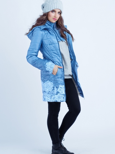 Слингокуртка зимняя 3 в 1 Diva Outerwear Celeste Snowflakes