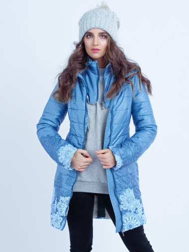 Слингокуртка зимняя 3 в 1 Diva Outerwear Celeste Snowflakes