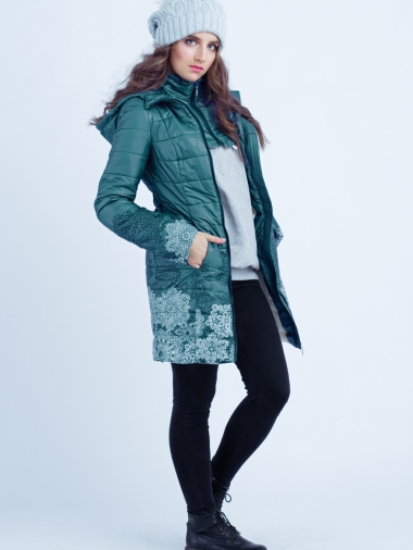 Слингокуртка зимняя 3 в 1 Diva Outerwear Mare Snowflakes