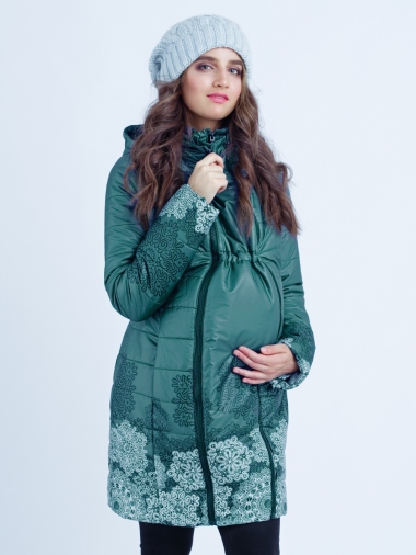 Слингокуртка зимняя 3 в 1 Diva Outerwear Mare Snowflakes