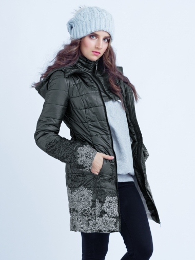 Слингокуртка зимняя 3 в 1 Diva Outerwear Nero Snowflakes