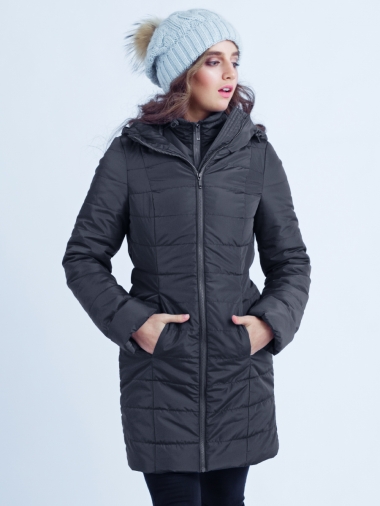 Слингокуртка зимняя 3 в 1 Diva Outerwear Grafite