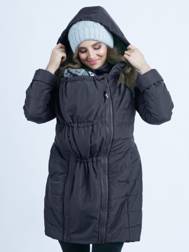 Слингокуртка зимняя 3 в 1 Diva Outerwear Grafite