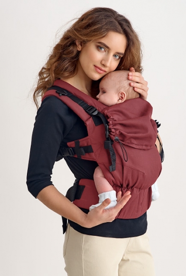 Эрго рюкзак Diva Canvas One! Dark-Red
