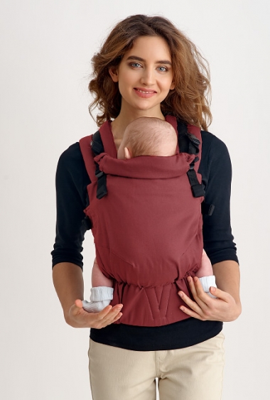 Эрго рюкзак Diva Canvas One! Dark-Red