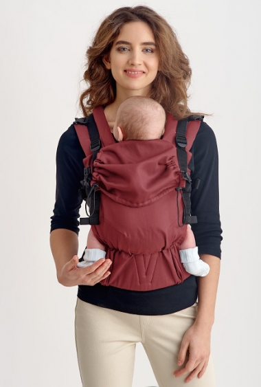 Эрго рюкзак Diva Canvas One! Dark-Red