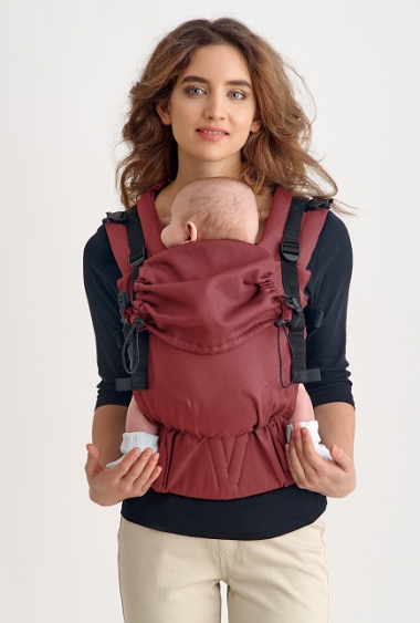 Эрго рюкзак Diva Canvas One! Dark-Red