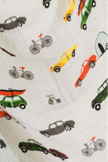 Муслиновая пеленка для новорожденных Diva большая, Cars