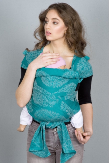 Май-слинг для новорожденных Diva Essenza, Smeraldo с бамбукомМай-слинг Diva Essenza, Smeraldo cо льном