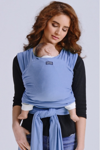 Слинг-шарф трикотажный Diva Stretchy, Cielo