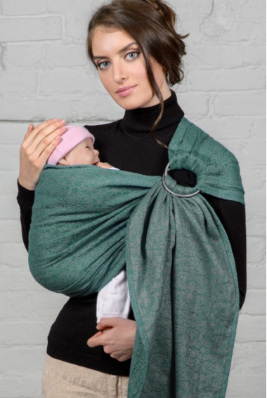 Слинг с кольцами для новорожденных Diva Basico, Atlantico Слинг с кольцами для новорожденных Diva Basico, Atlantico