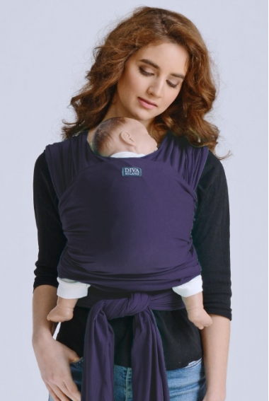 Трикотажный слинг-шарф Diva Stretchy, Lilla Трикотажный слинг-шарф Diva Stretchy, Lilla