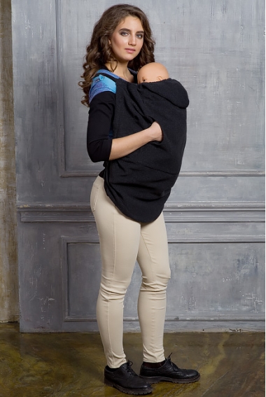 Слингонакидка из шерсти Diva Outerwear Nero