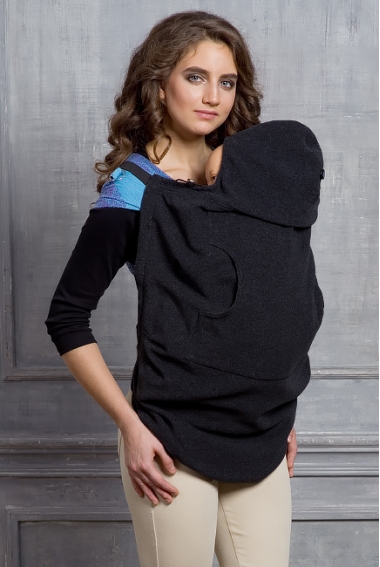 Слингонакидка из шерсти Diva Outerwear Nero
