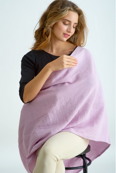 Накидка для кормления (милк снуд) муслиновая, Lilla