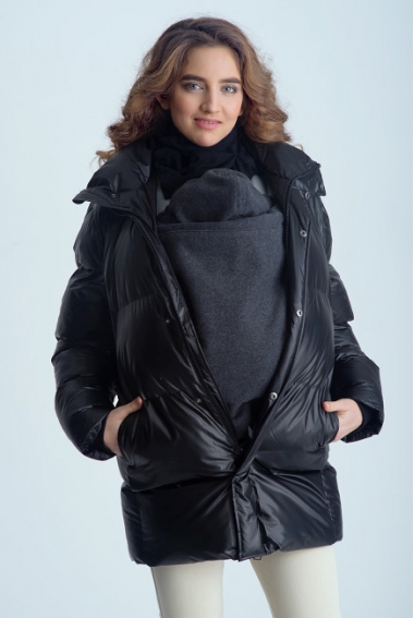 Слингонакидка из шерсти Diva Outerwear Nero