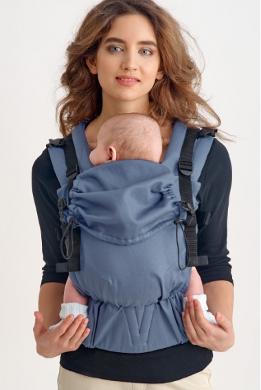 Эрго рюкзак Diva Canvas One! Grey Blue