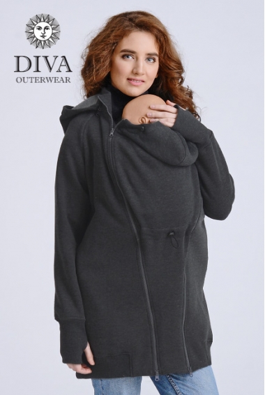 Слинготолстовка (слингокофта) Diva Milano 3в1, Antracite