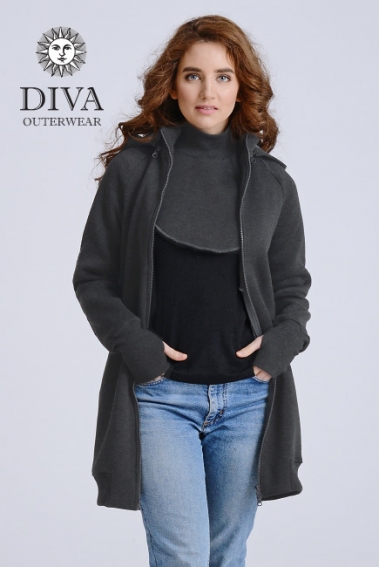Слинготолстовка (слингокофта) Diva Milano 3в1, Antracite