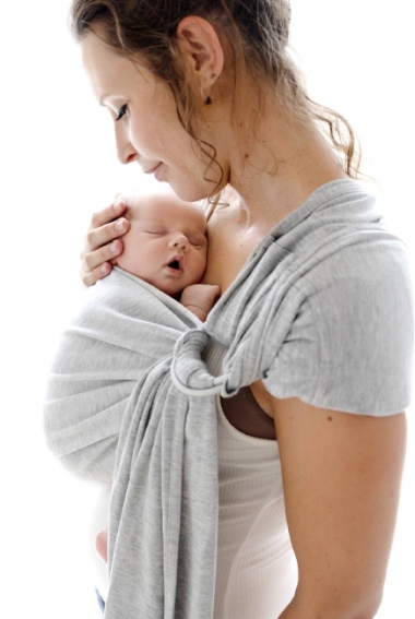 Слинг с кольцами трикотажный Diva Stretchy Nebbia/Nebbia Слинг с кольцами трикотажный Diva Stretchy Nebbia/Nebbia