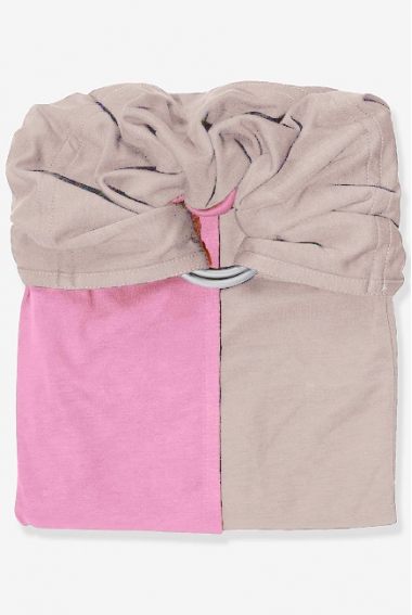 Слинг с кольцами трикотажный Diva Stretchy Pink/Beige