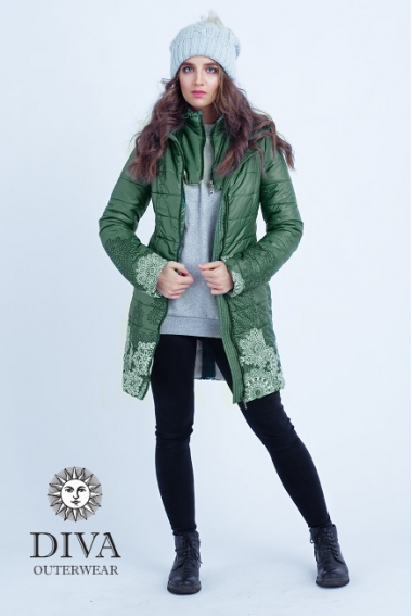 Слингокуртка зимняя 3 в 1 Diva Outerwear Pino Snowflakes