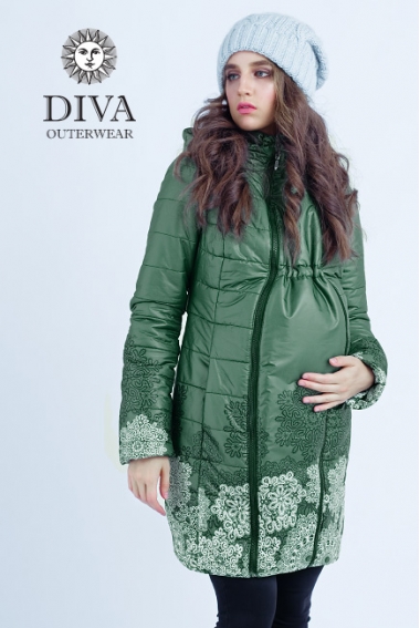 Слингокуртка зимняя 3 в 1 Diva Outerwear Pino Snowflakes
