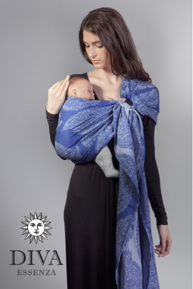 Слинг с кольцами Diva Essenza, Azzurro Linen