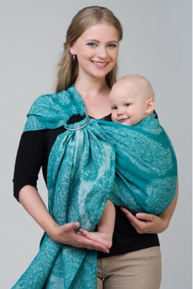 Слинг с кольцами Diva Essenza, Smeraldo Linen