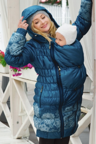 Слингокуртка Diva Outerwear Azzurro