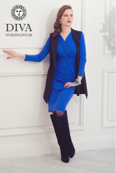 Платье для кормящих и беременных Diva Nursingwear Lucia, цвет Azzurro