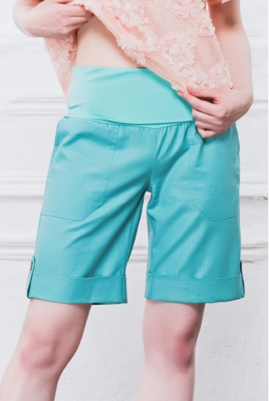 Шорты для беременных и родивших Diva Nursingwear Deborah, Menta