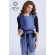 Трикотажный слинг для новорожденных Diva Stretchy, Blu