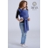 Трикотажный слинг для новорожденных Diva Stretchy, Blu