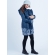 Слингокуртка зимняя 3 в 1 Diva Outerwear Azzurro Snowflakes