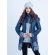 Слингокуртка зимняя 3 в 1 Diva Outerwear Azzurro Snowflakes