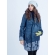 Слингокуртка зимняя 3 в 1 Diva Outerwear Azzurro Snowflakes