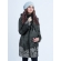 Слингокуртка зимняя 3 в 1 Diva Outerwear Nero Snowflakes