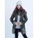 Слингокуртка зимняя 3 в 1 Diva Outerwear Nero Snowflakes