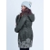 Слингокуртка зимняя 3 в 1 Diva Outerwear Nero Snowflakes